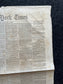 1864 Battle of Cold Harbor Virginia, Ulysses Grant and Meade Union Defeat Original Civil War Newspaper, History Memorabilia, Gifts for Dads