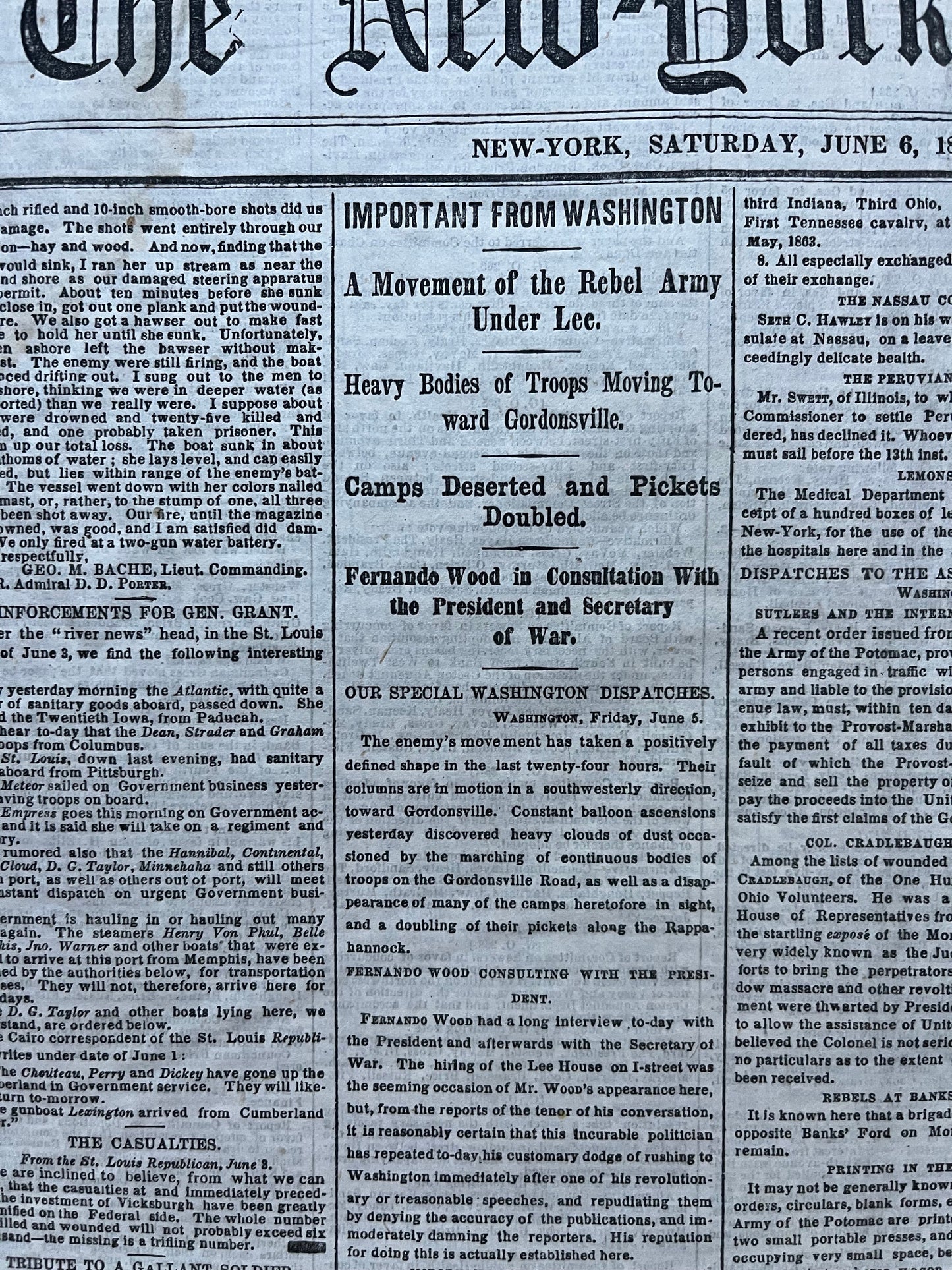 1863 Battle at Vicksburg, Ulysses S Grant Vs Lee, Civil War Map Original Newspaper, Virginia History Memorabilia, Gifts for Dads Civil War