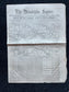 1862 Seven Days Battle of Virginia, Lee Triumphs over GAR, Civil War Map Original Newspaper, Virginia History Memorabilia, Gifts for Dads