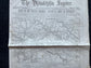 1862 Seven Days Battle of Virginia, Lee Triumphs over GAR, Civil War Map Original Newspaper, Virginia History Memorabilia, Gifts for Dads