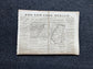 1862 Battle at Fredickburg, Ulysses S Grant Vs Lee, Civil War Map Original Newspaper, Virginia History Memorabilia, Gifts for Dads Civil War