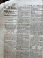 1862 Battle at Fredickburg, Ulysses S Grant Vs Lee, Civil War Map Original Newspaper, Virginia History Memorabilia, Gifts for Dads Civil War