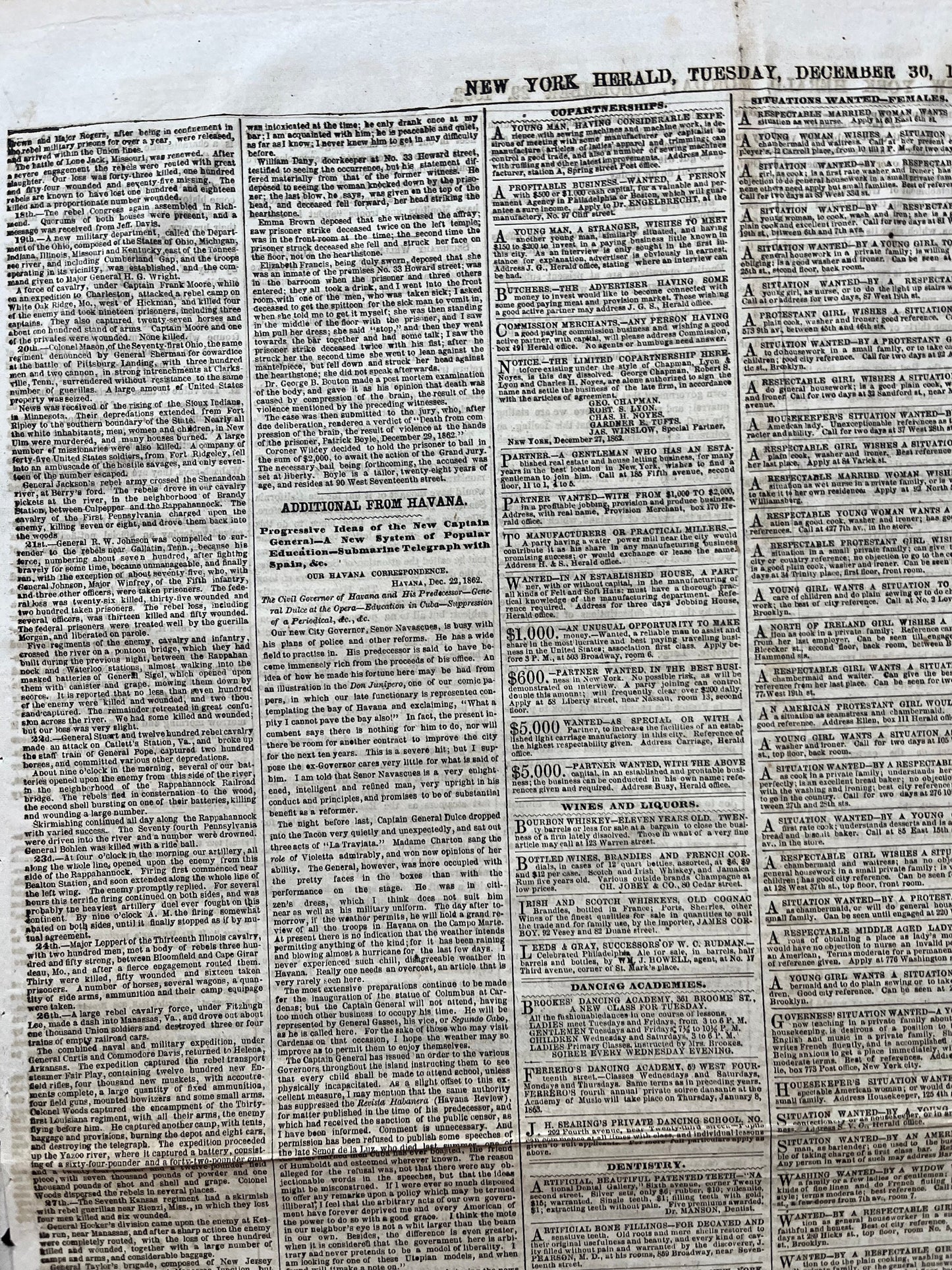 1862 Battle at Fredickburg, Ulysses S Grant Vs Lee, Civil War Map Original Newspaper, Virginia History Memorabilia, Gifts for Dads Civil War