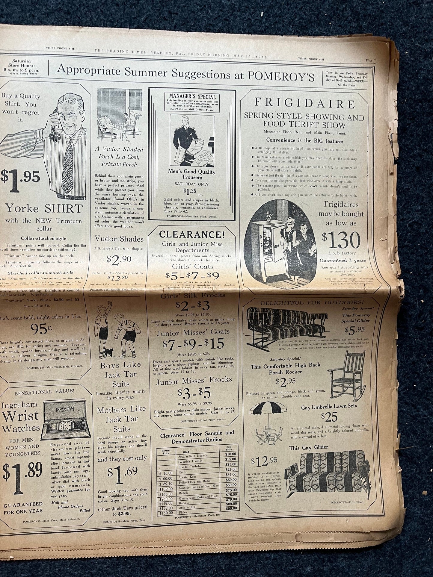 1932 Charles Lindbergh Baby Death – Original Day Of Newspaper – Lindbergh Conspiracy Hauptmann – Original Vintage Newspaper – Conspiracy