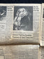 NASA Moon Landing - Day Of - Apollo 11 Moon Landing Newspaper - Space Race July 21st 1969 Vintage Newspaper
