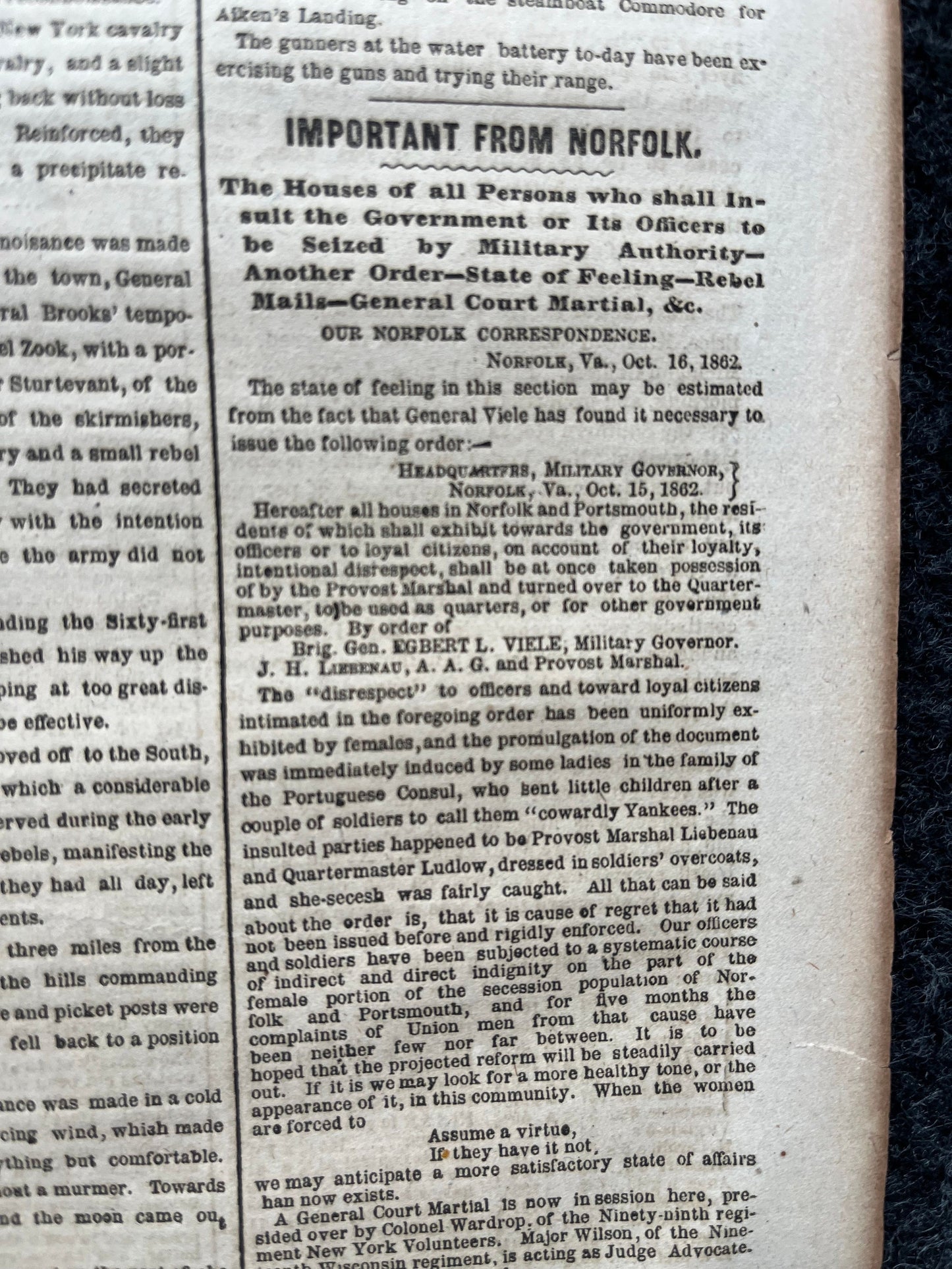 1862 Recognition of the South, Mcclellans Army Advance Mill, Famous Civil War Battle, Civil War Map Original Newspaper, Virginia History