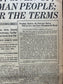 Original End Of WWI Peace Newspaper – WWI Memorabilia, Historic Gifts and Newspapers, Collectible Gifts, Military Memorabilia,