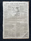 1862 Recognition of the South, Mcclellans Army Advance Mill, Famous Civil War Battle, Civil War Map Original Newspaper, Virginia History
