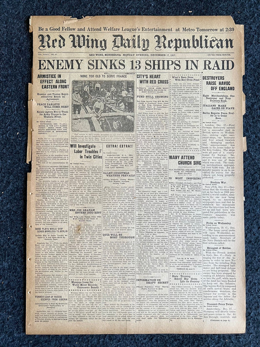 1917 WWI USS Jacob Jones Sunk, Naval Ship Gifts History Antiques, Vintage World War One Memorabilia, American US Army Gifts for Husband Him,