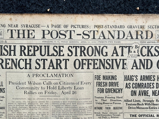 1917 WWI Battle of Messines, Belgian Battle for Survival, History Antiques, Vintage World War One Memorabilia, American US Army Gifts