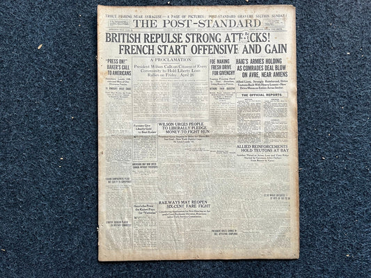 1917 WWI Battle of Messines, Belgian Battle for Survival, History Antiques, Vintage World War One Memorabilia, American US Army Gifts