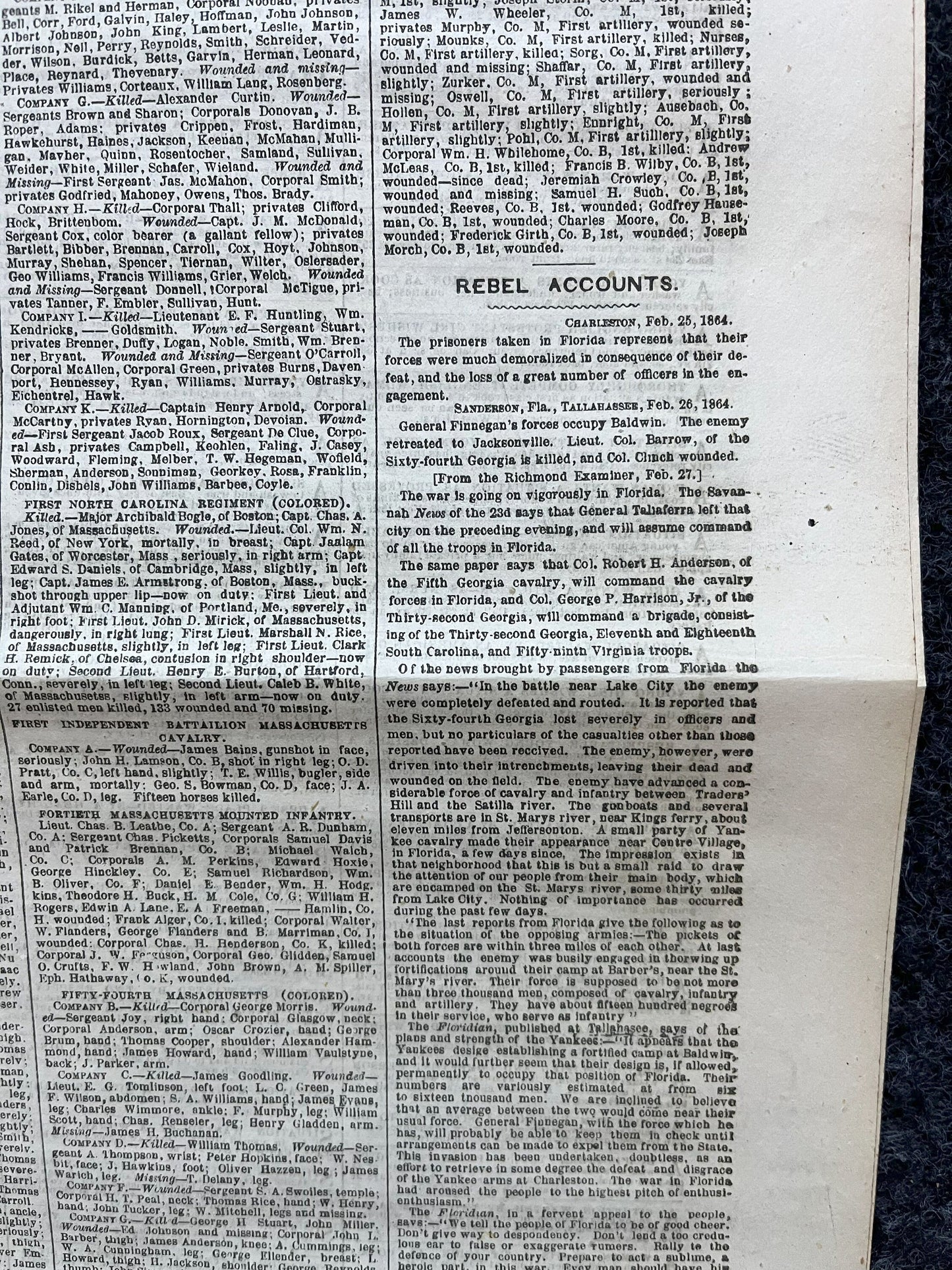 1864 Battle of Olustee American History, Civil War Newspaper Original Newspaper, History Memorabilia Gifts, Unique Gifts Nerdy, Oklahoma Art