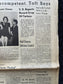 1940 Taft Attacks New Deal - Great Depression Dustbowl – New Deal Era Relief and Climate Activism, President Gifts, Political Gifts