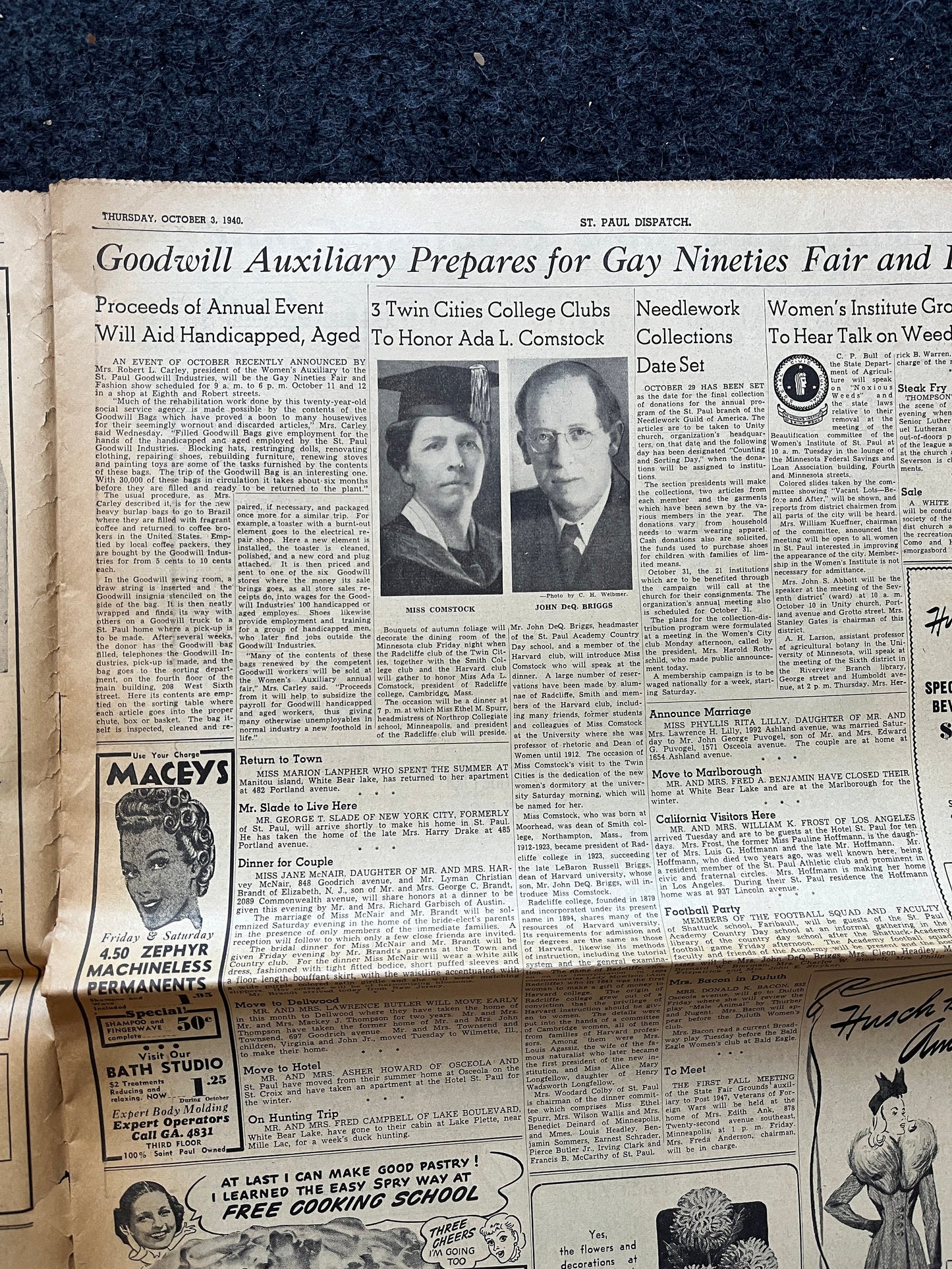 1940 Taft Attacks New Deal - Great Depression Dustbowl – New Deal Era Relief and Climate Activism, President Gifts, Political Gifts