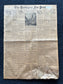 1934 Bonnie and Clyde Death Prohibition Newspaper, Original Vintage Newspaper, Great Depression Gangster Collectible, Man Cave Bar Art Gifts