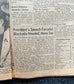 1962 Cold War Cuban Missile Crisis - Russian Warships Travel To Cuba - US Blockade - Vintage Original Newspaper - Red Scare USSR Soviet Unio