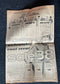 1962 Cold War Cuban Missile Crisis - Russian Warships Travel To Cuba - US Blockade - Vintage Original Newspaper - Red Scare USSR Soviet Unio