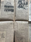 1962 Cold War Cuban Missile Crisis - Russian Warships Travel To Cuba - US Blockade - Vintage Original Newspaper - Red Scare USSR Soviet Unio