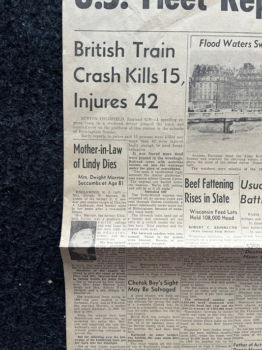 1955 1st Taiwan Strait Crisis, US Support for Taiwan, Chiang and Chinese Taipei, Cold War Chinese CCCP, Vintage Newspaper History Gift