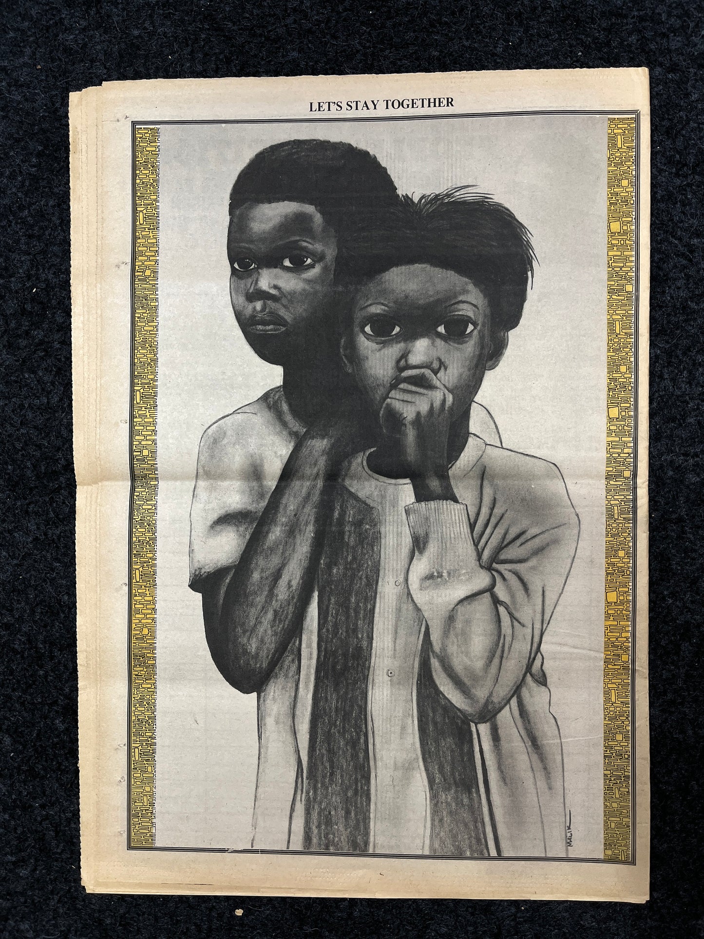 1971 Black Panther Political Party, Black Excellence, Civil Rights Memorabilia, Douglas Artwork, Chinese Souvenirs Memorabilia, Propaganda