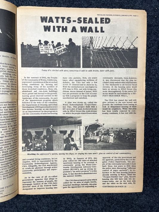 1971 Larry Blaylock Murder by Police, Black Excellence, California Souvenir, Oakland Souvenirs, Political Propaganda, Vintage Newspaper