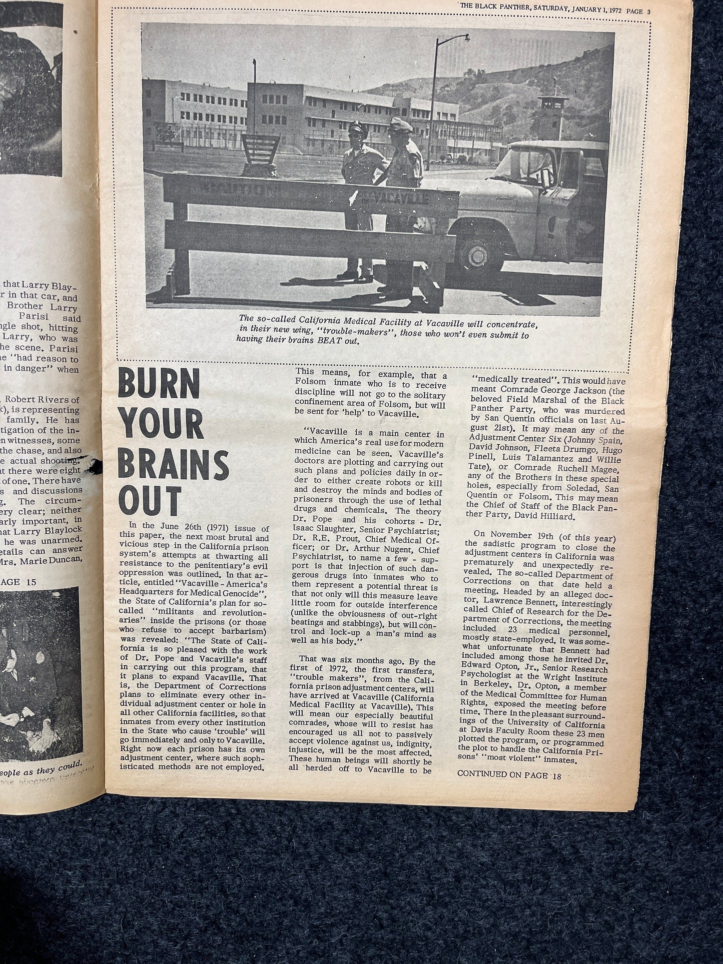 1971 Larry Blaylock Murder by Police, Black Excellence, California Souvenir, Oakland Souvenirs, Political Propaganda, Vintage Newspaper