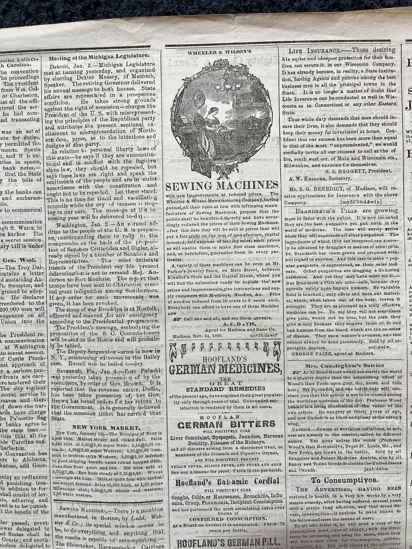 1861 First Civil War Battle, Battle of Bull Run Manassas, Civil War Newspaper, Original Newspaper, History Memorabilia Gifts, Unique Gifts