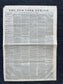 1864 Battle of Olustee American History, Civil War Newspaper Original Newspaper, History Memorabilia Gifts, Unique Gifts Nerdy, Oklahoma Art