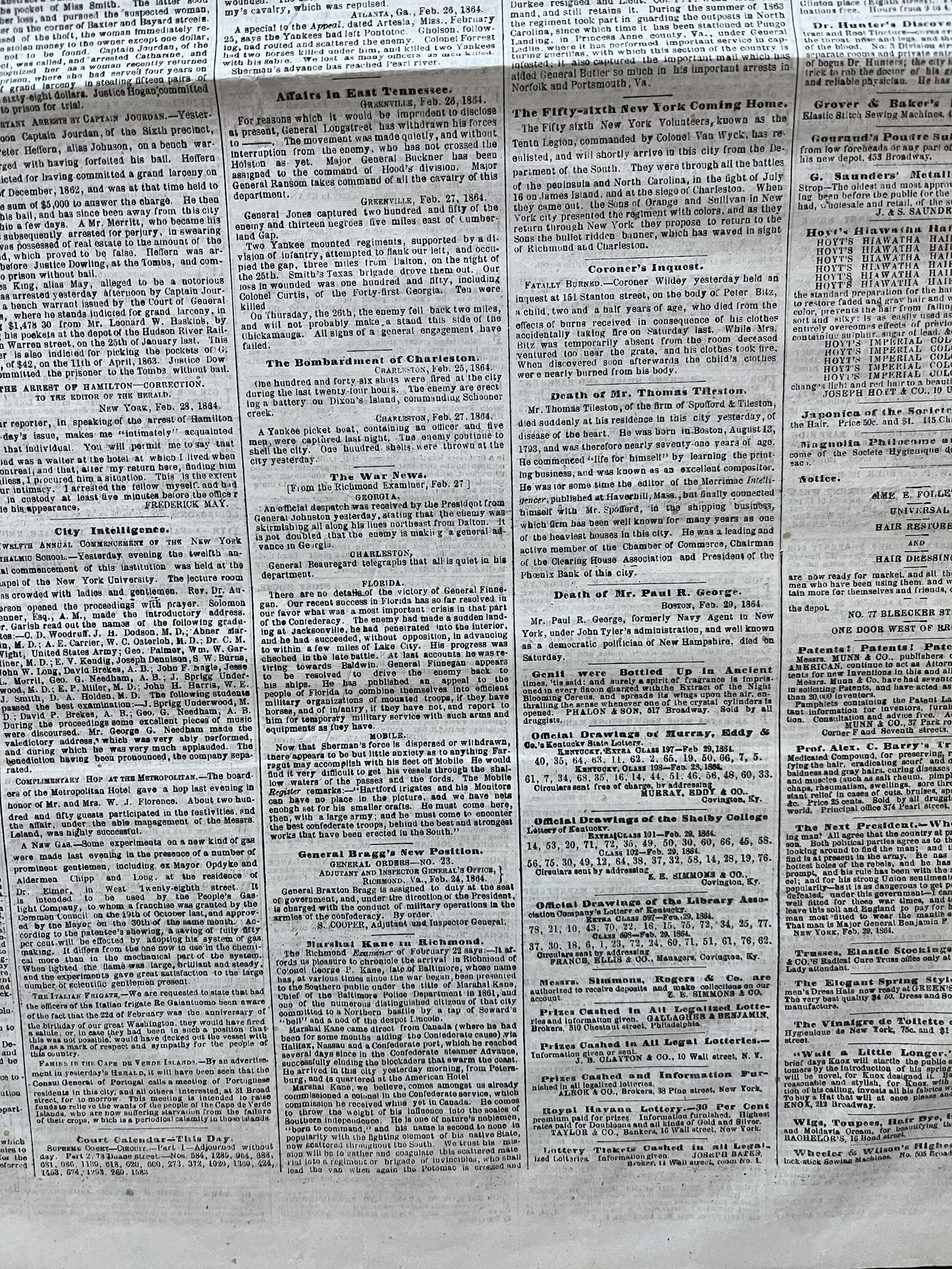 1864 Battle of Olustee American History, Civil War Newspaper Original Newspaper, History Memorabilia Gifts, Unique Gifts Nerdy, Oklahoma Art
