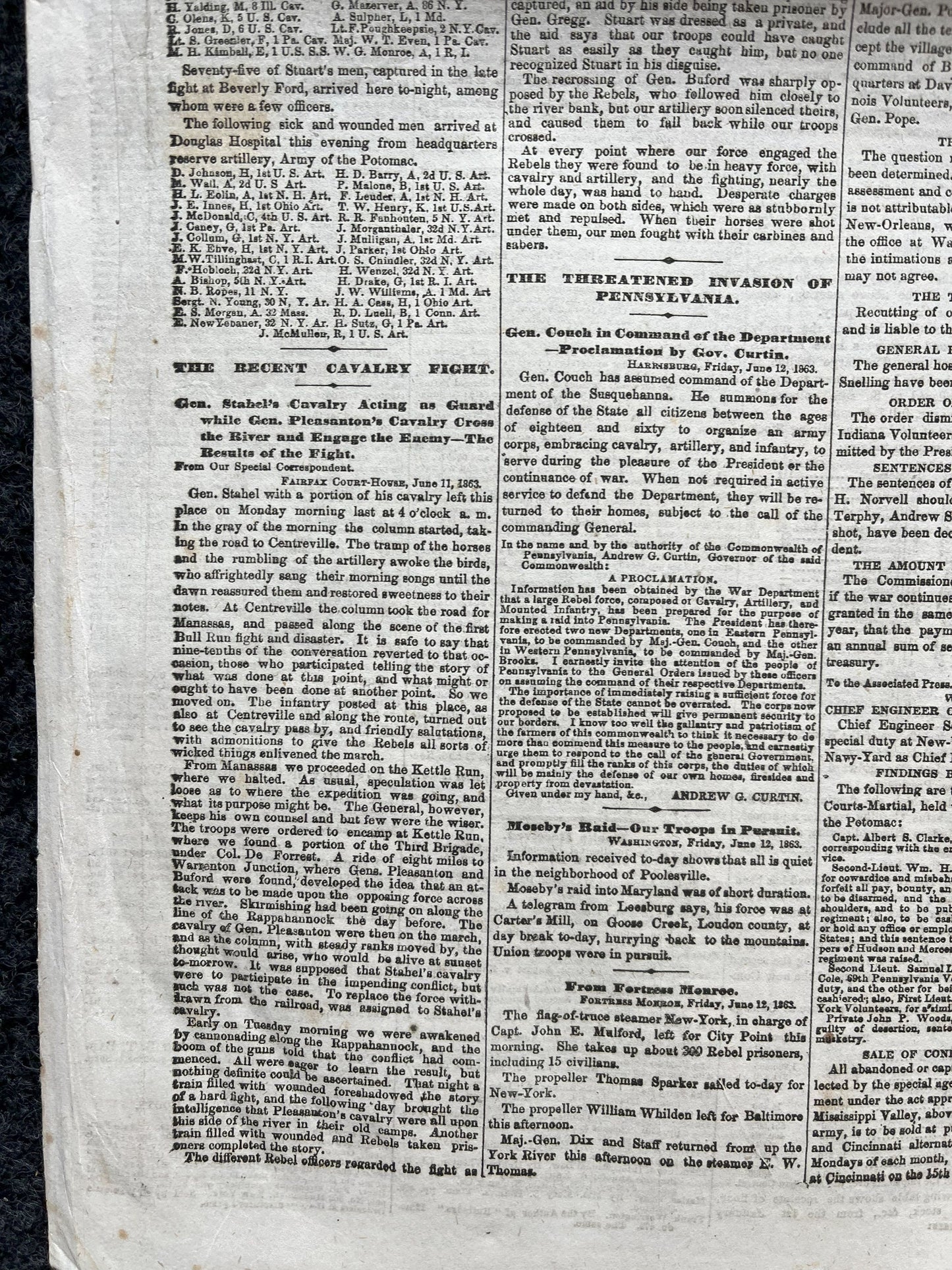 1863 Battle at Vicksburg, Ulysses S Grant Vs Lee, Civil War Map Original Newspaper, Virginia History Memorabilia, Gifts for Dads Civil War