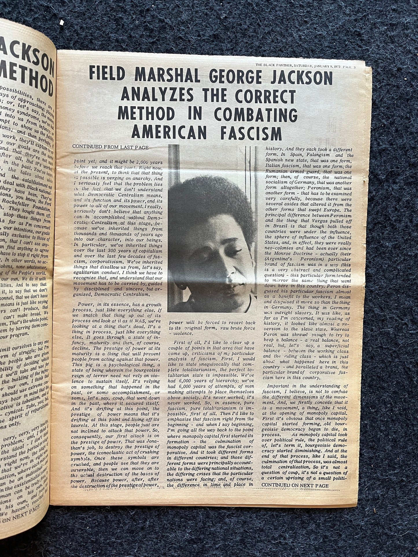 1971 State of Our Struggle, Black Panther Political Party, Education Art, Civil Rights Memorabilia, African Wall Decor, Antifa Liberal Gifts