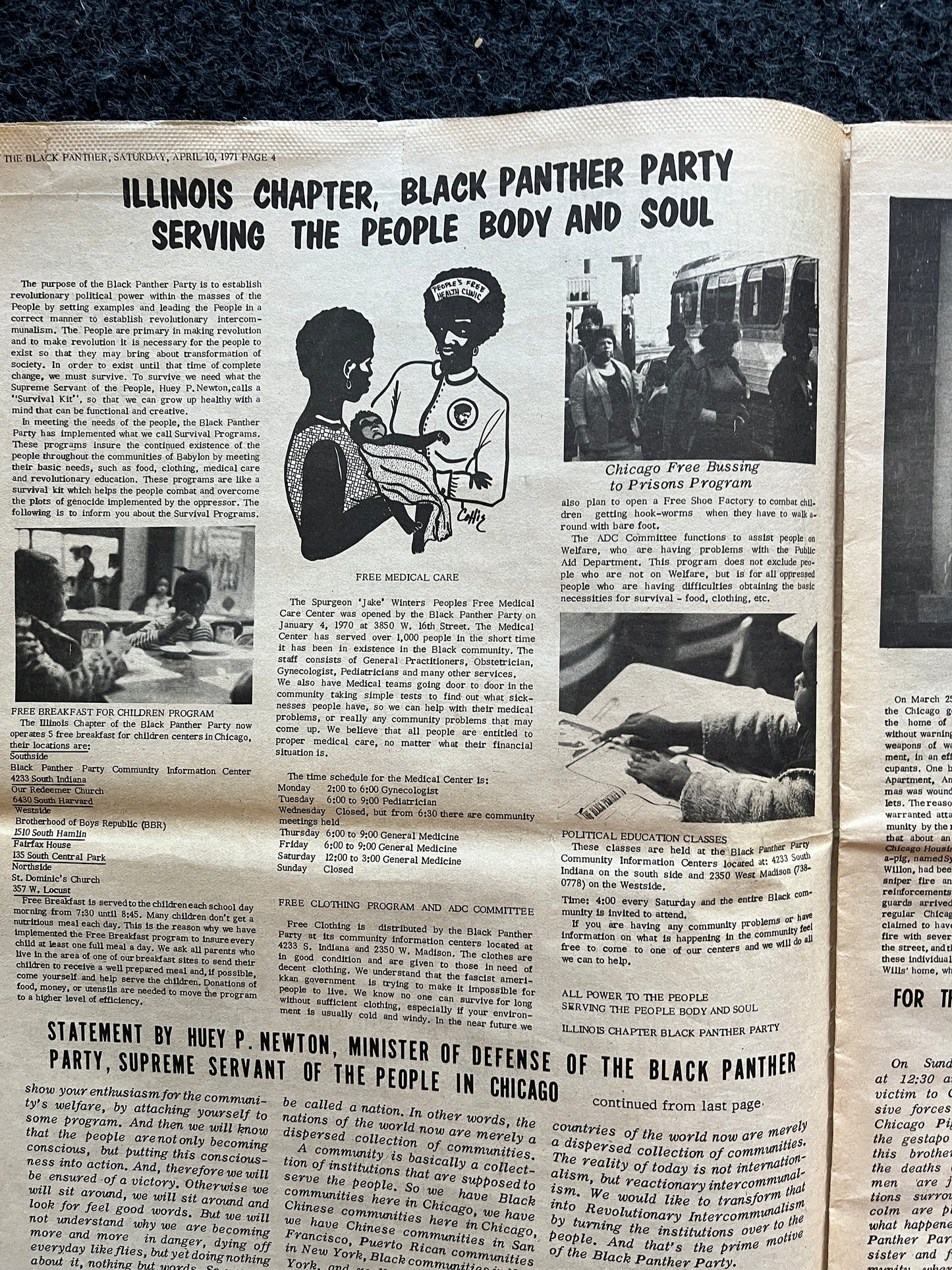 1971 Sickle Cell Anemia Black Panther Political Party, Education Art Civil Rights Memorabilia, Government Conspiracies, History Gift