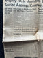 1962 Cold War Cuban Missile Crisis - Russian Warships Travel To Cuba - US Blockade - Vintage Original Newspaper - Red Scare USSR Soviet Unio