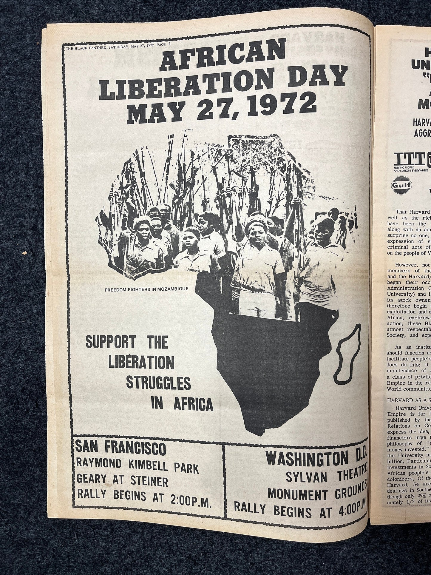 1971 Sickle Cell Anemia African Decolonization, Black Excellence, California Souvenir, Oakland Souvenirs, Political Propaganda, USSR Gifts