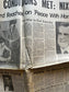 End Of Vietnam War Day Of - Nixon Ends War in Vietnam January 24th 1973 - Original Vintage Newspaper