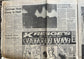End Of Vietnam War Day Of - Nixon Ends War in Vietnam January 24th 1973 - Original Vintage Newspaper