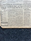 Authentic KC Massacre 1933 Newspaper, John Dillinger Fbi, Kansas City Memorabilia Souvenirs, True Crime Memorabilia, Bar Mancave Gifts