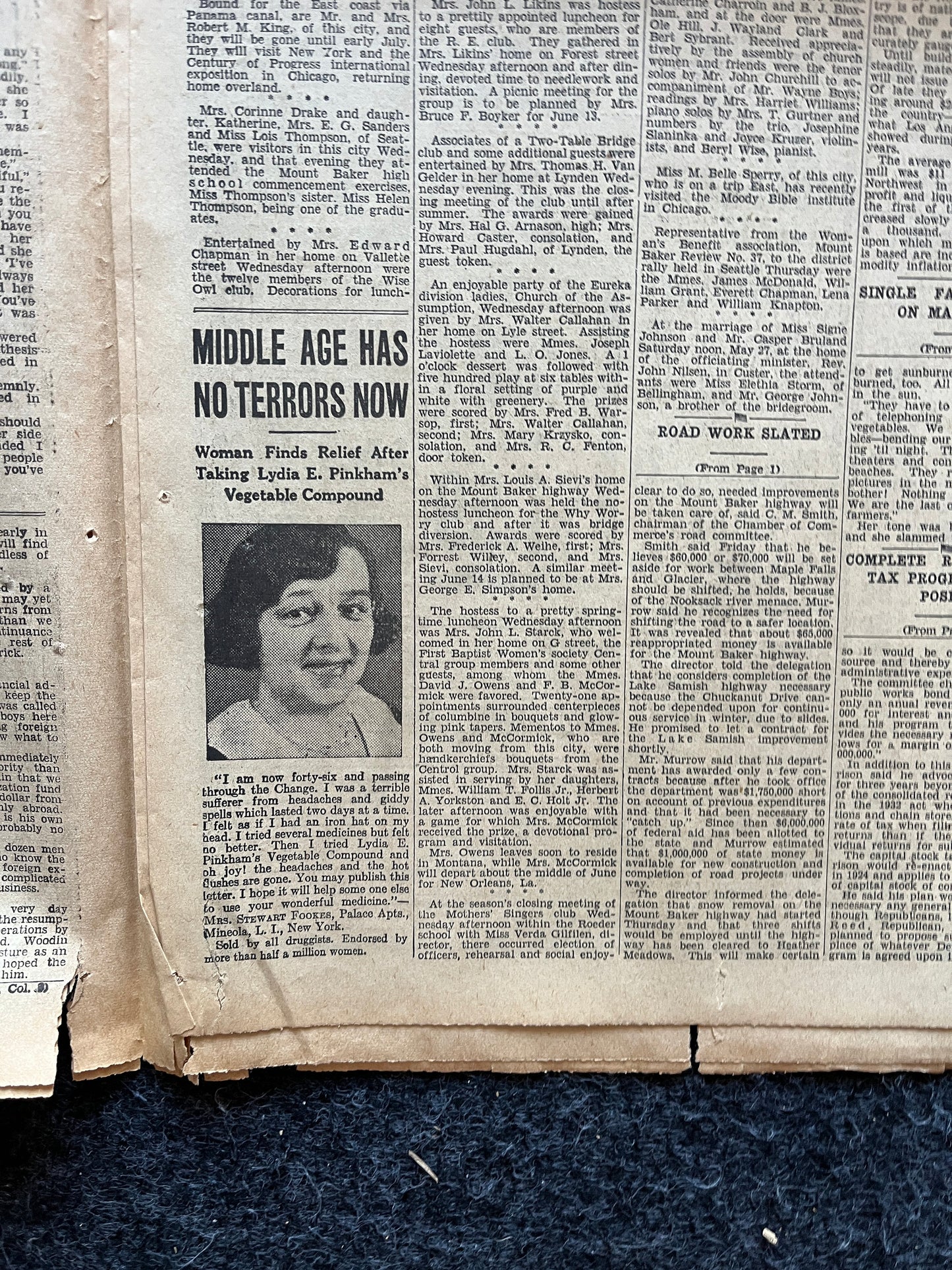 1933 Oklahoma Escaped Convicts, Original Vintage Newspaper, Great Depression Gangster Collectible, Man Cave Bar Art Gifts, Gifts for Him