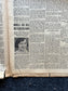 1933 Oklahoma Escaped Convicts, Original Vintage Newspaper, Great Depression Gangster Collectible, Man Cave Bar Art Gifts, Gifts for Him