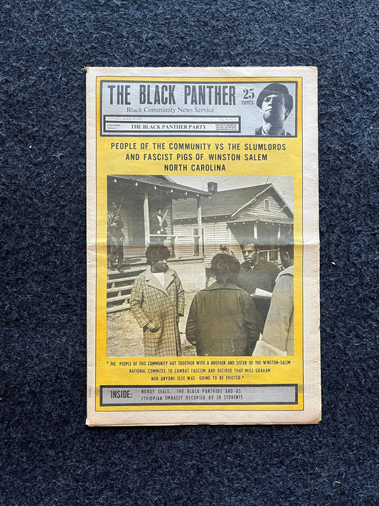 1970 Affordable Housing Black Panther Political Party, Black Excellence, Civil Rights Memorabilia, Chinese Souvenirs Memorabilia, Propaganda