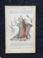 Original 1913 Anatomy Pages of Human Body, Anatomy Physiology Textbook Gifts, Teachers Aid Biology, Heart Brain Lung Art Wall Decoration